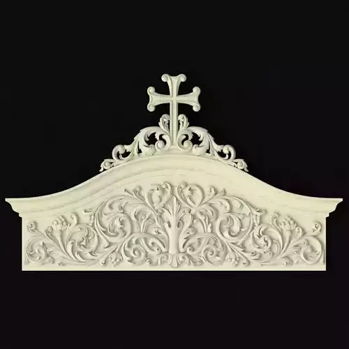 Central decor ornament for furniture