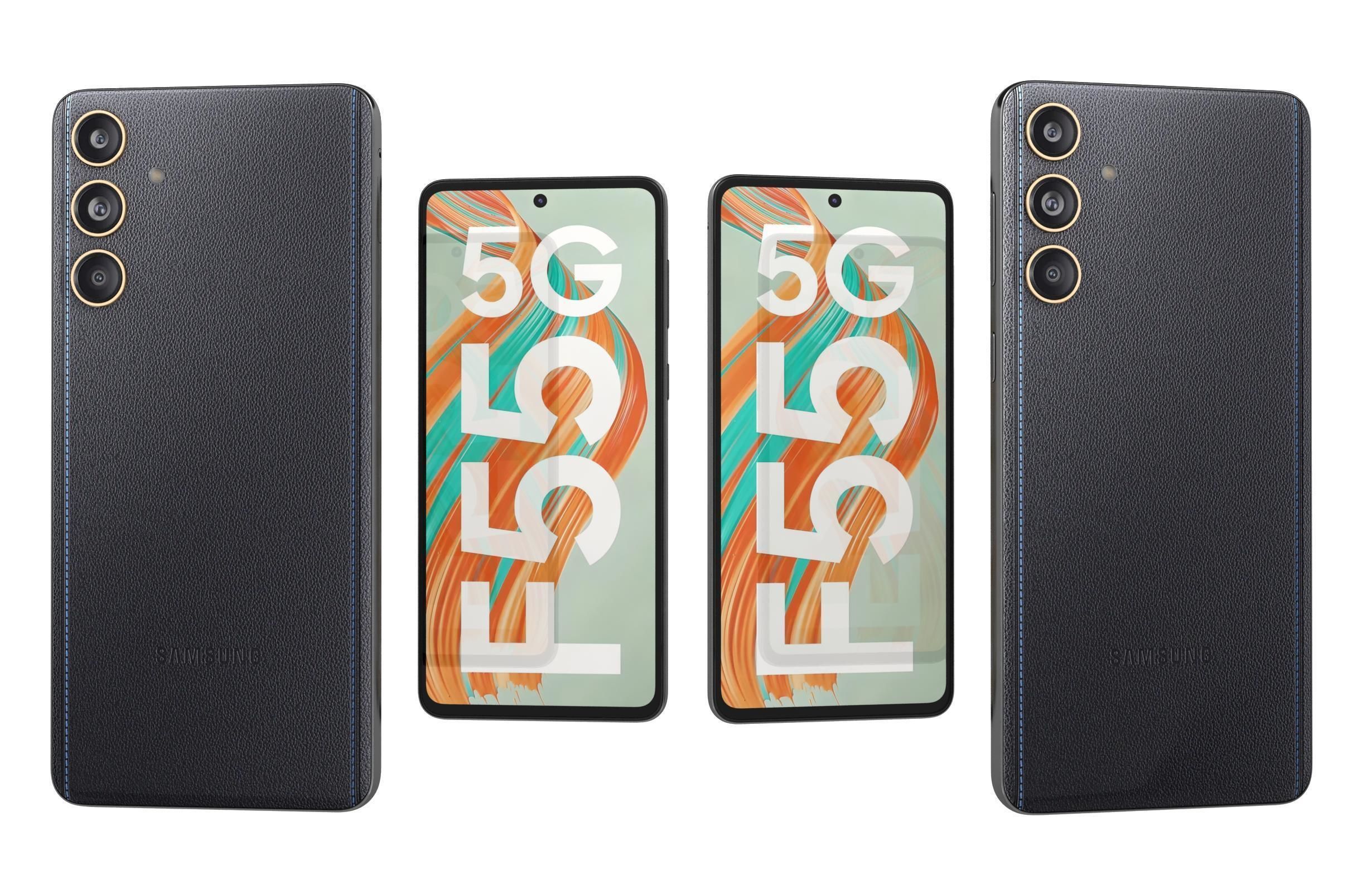 Samsung Galaxy F55 Raisin Black 3D model_3