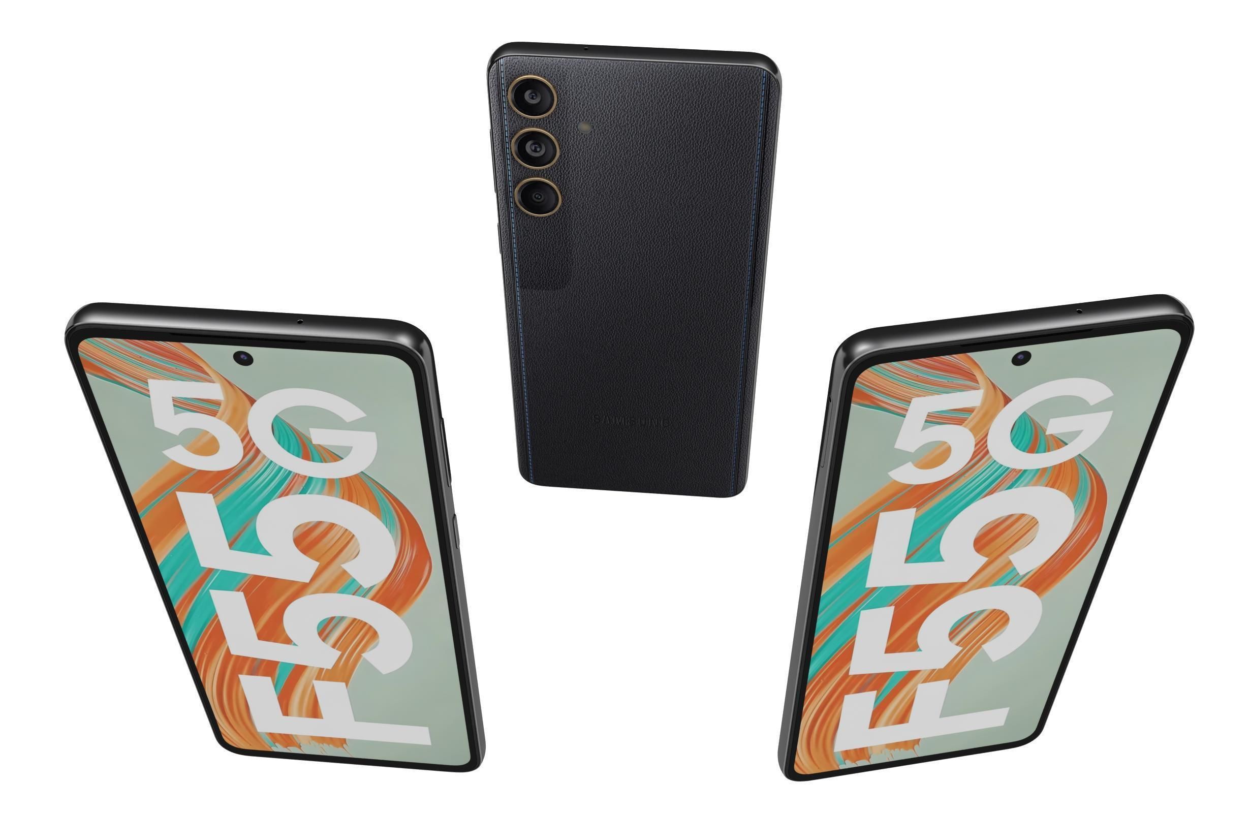 Samsung Galaxy F55 Raisin Black 3D model_1