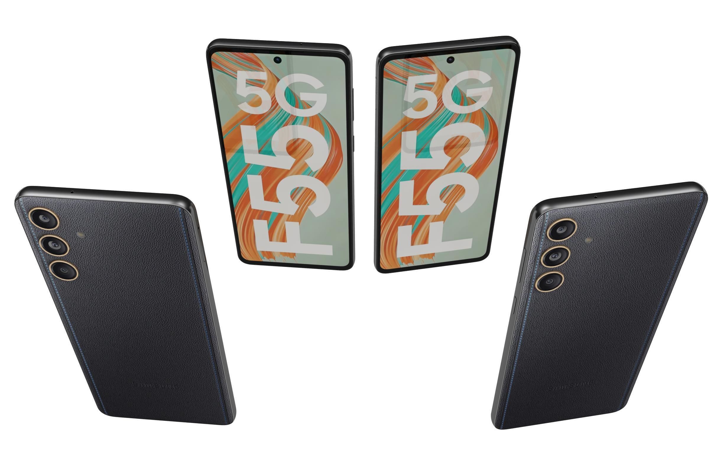 Samsung Galaxy F55 Raisin Black 3D model_4