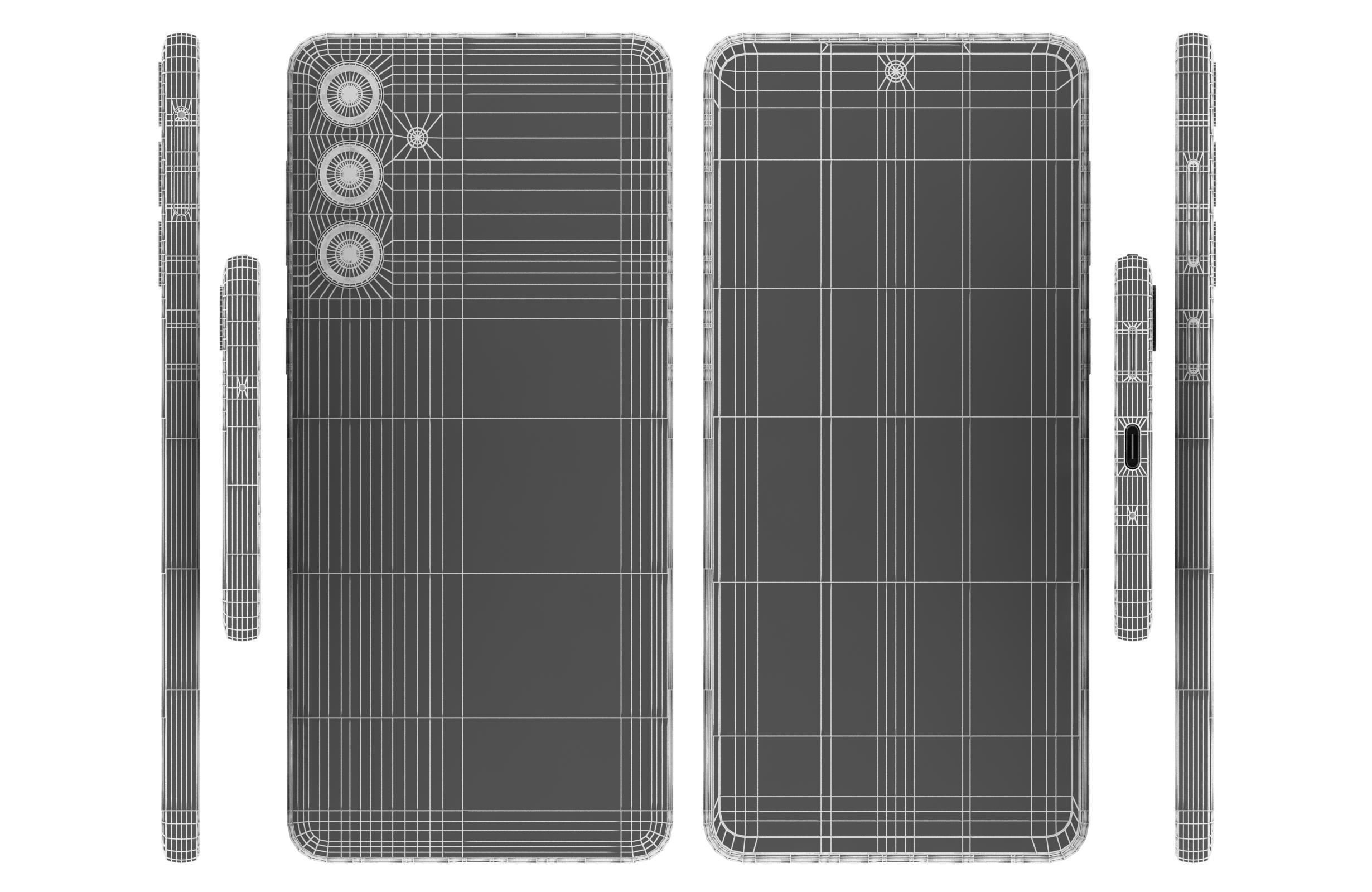 Samsung Galaxy F55 Apricot Crush 3D model_16