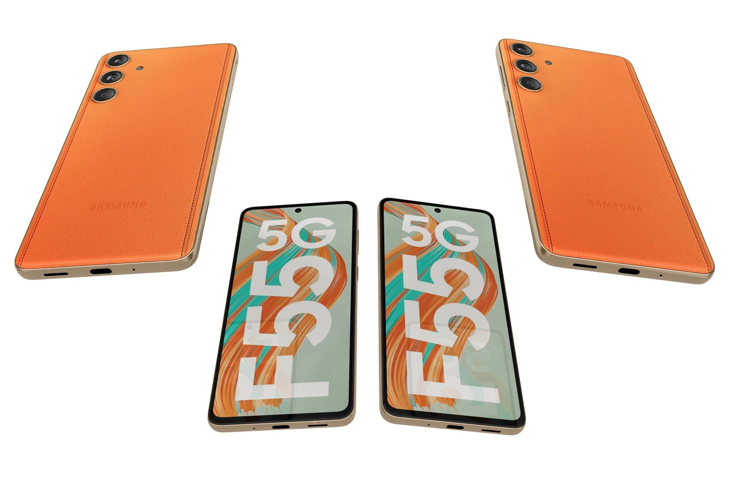 Samsung Galaxy F55 Apricot Crush 3D model_5