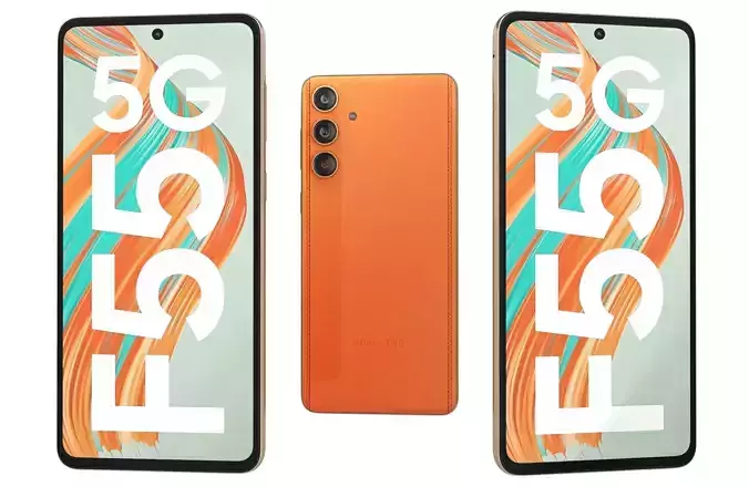 Samsung Galaxy F55 Apricot Crush 3D model