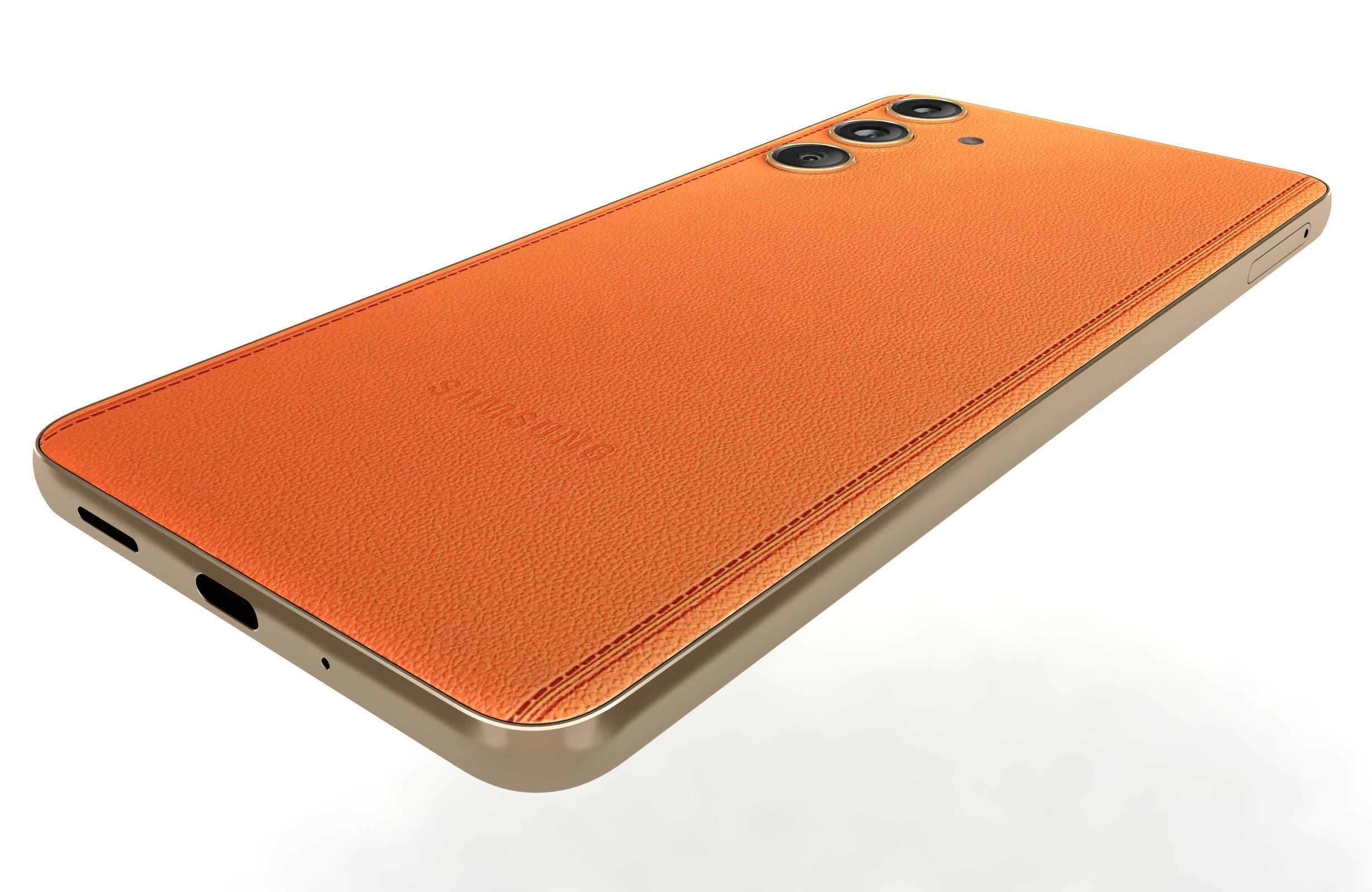 Samsung Galaxy F55 Apricot Crush 3D model_14