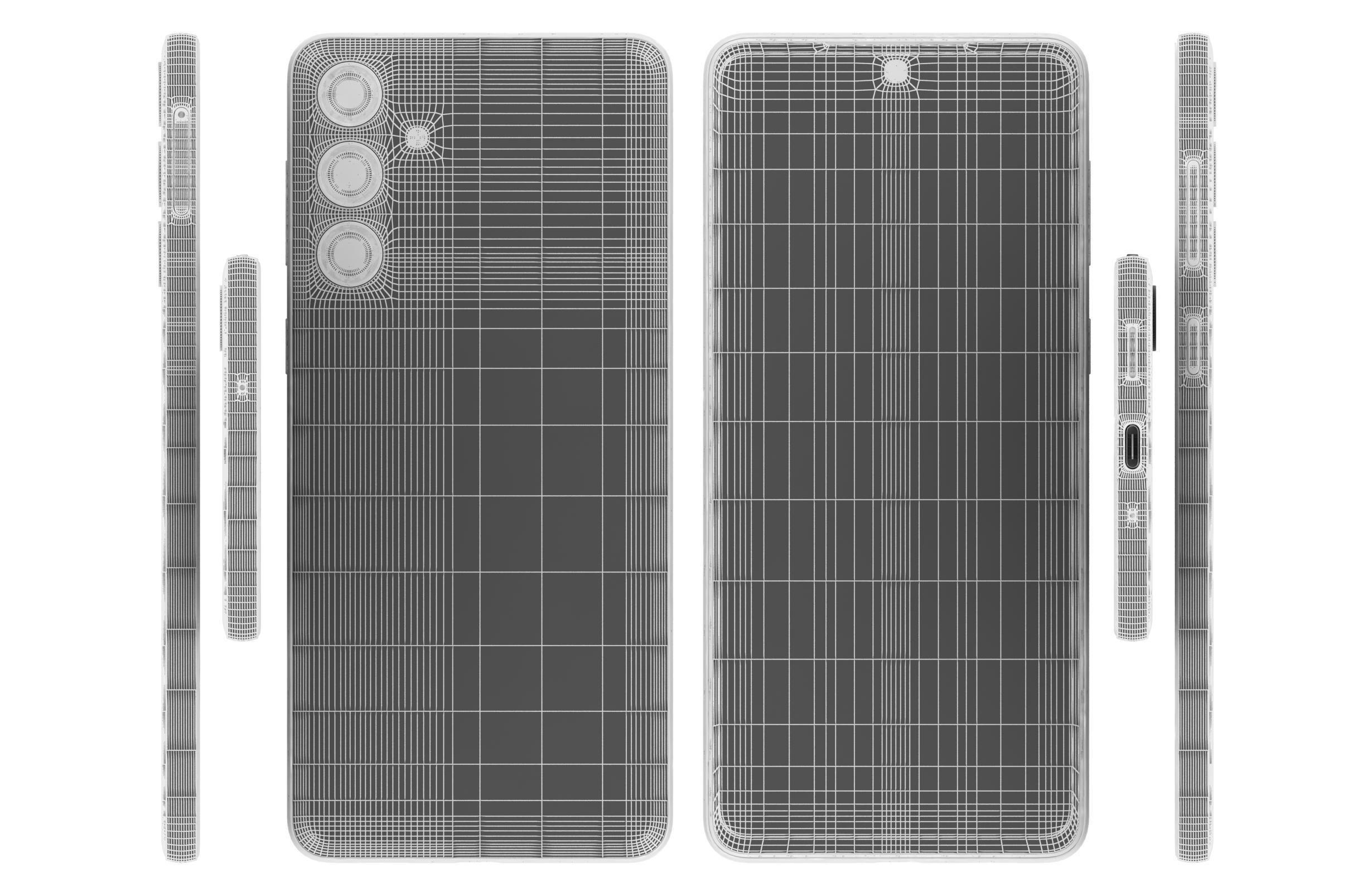 Samsung Galaxy F55 Apricot Crush 3D model_17