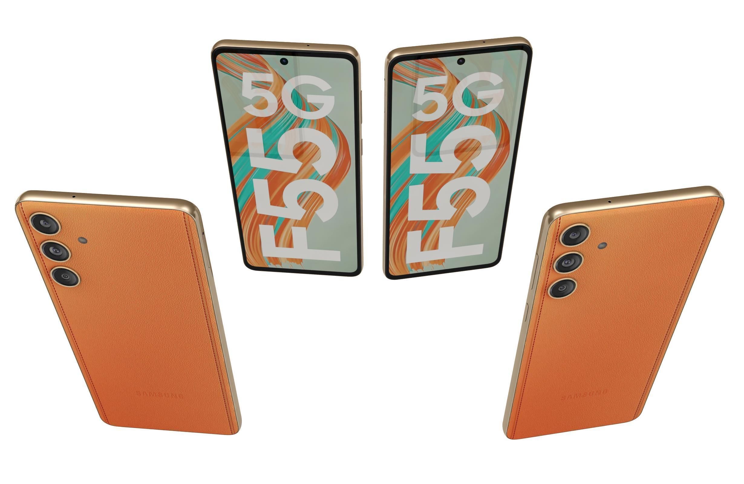 Samsung Galaxy F55 Apricot Crush 3D model_4