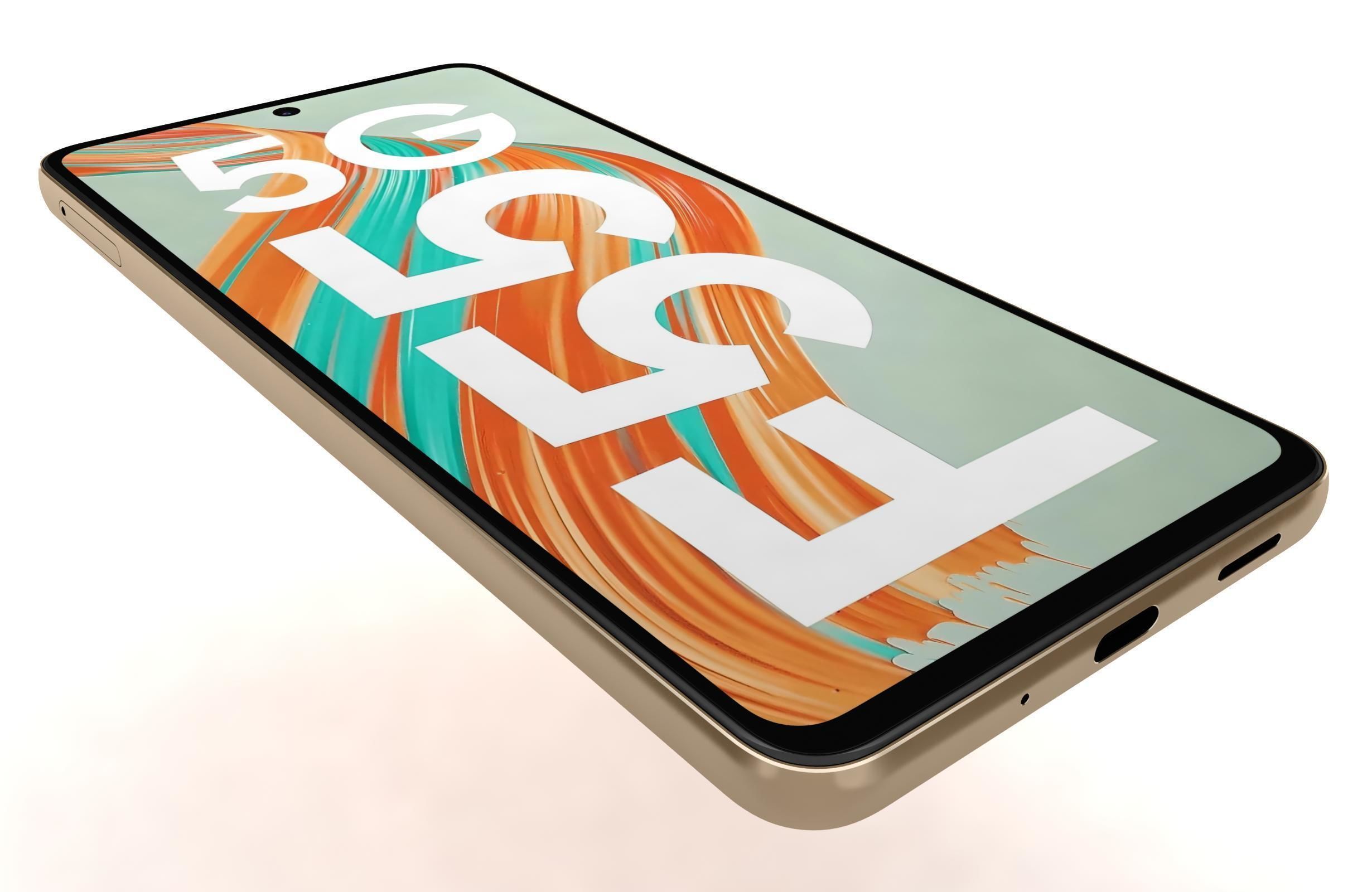 Samsung Galaxy F55 Apricot Crush 3D model_12