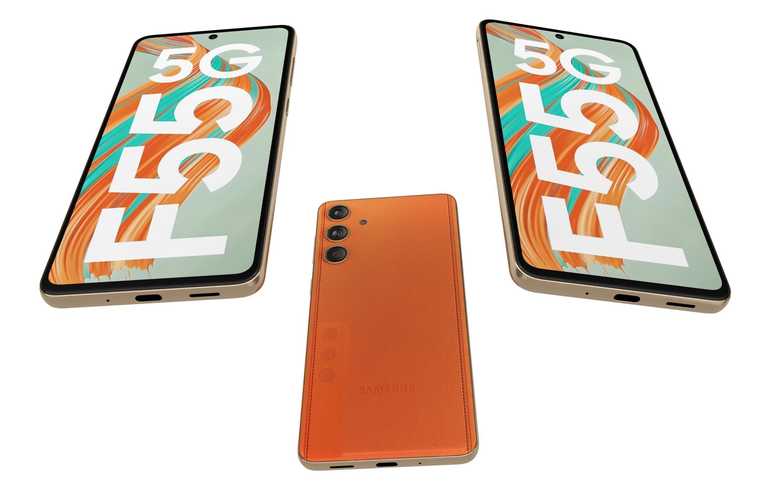 Samsung Galaxy F55 Apricot Crush 3D model_1