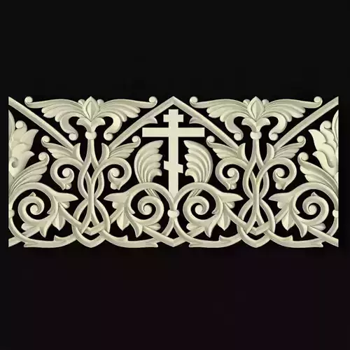 Central decor ornament for furniture