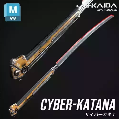 Prop - Weapon - Cyber-Katana