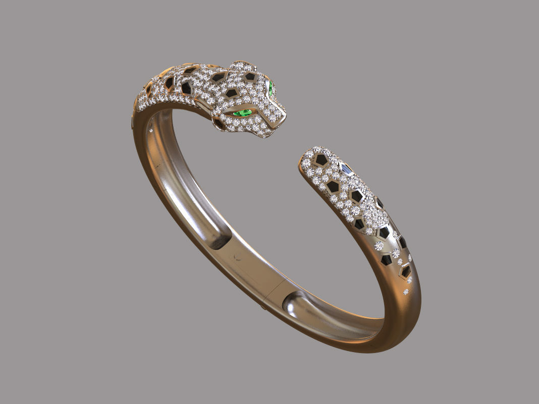 bracelet 3D print model_12