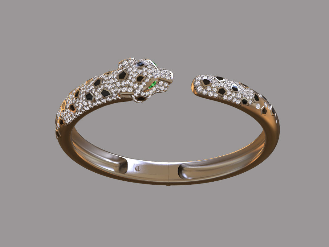 bracelet 3D print model_17