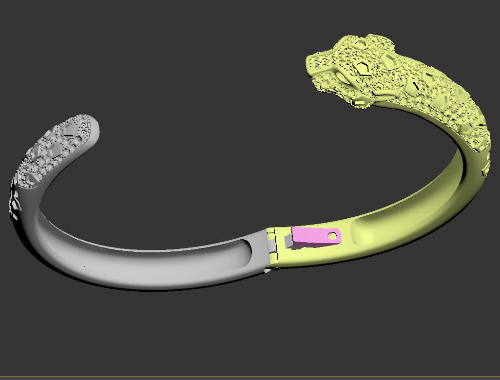 bracelet 3D print model_37