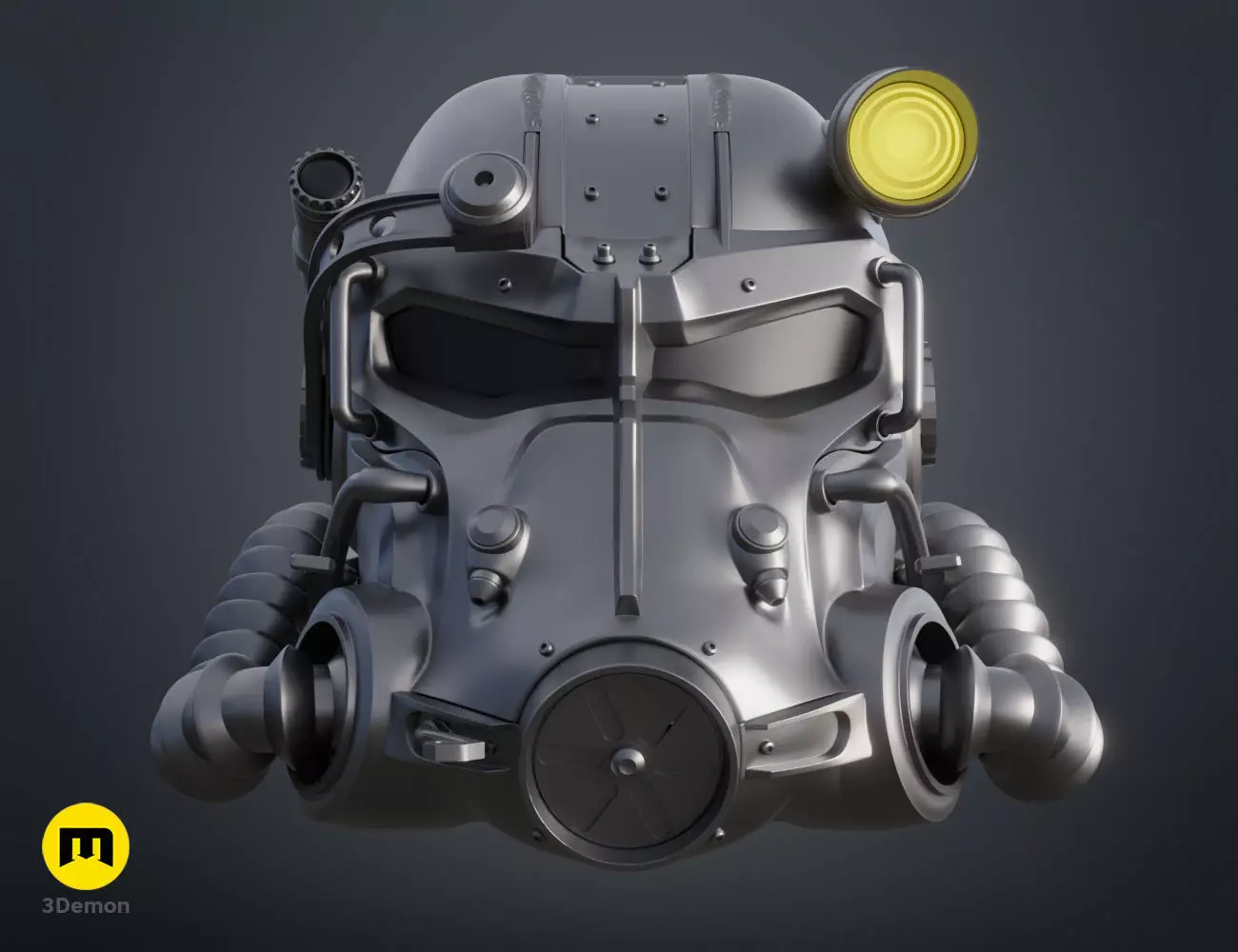 Fallout T60 Helmet - live action series 3D print model_0