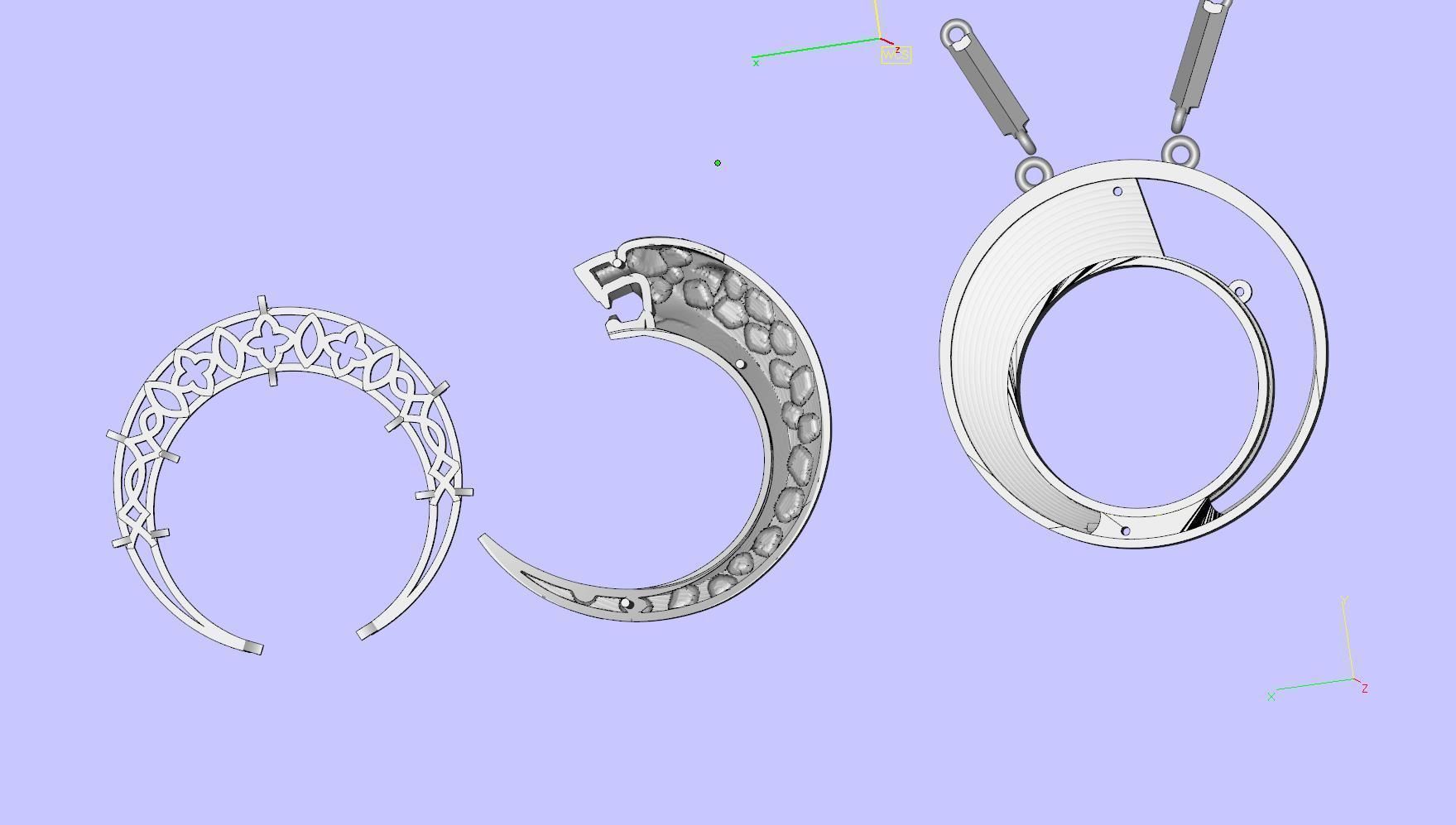 pendant 3D print model_6