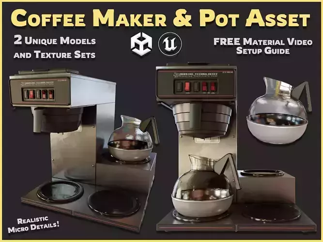 Diner Coffee Maker and Pot
