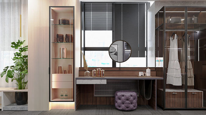Showroom interior furniture 3D model