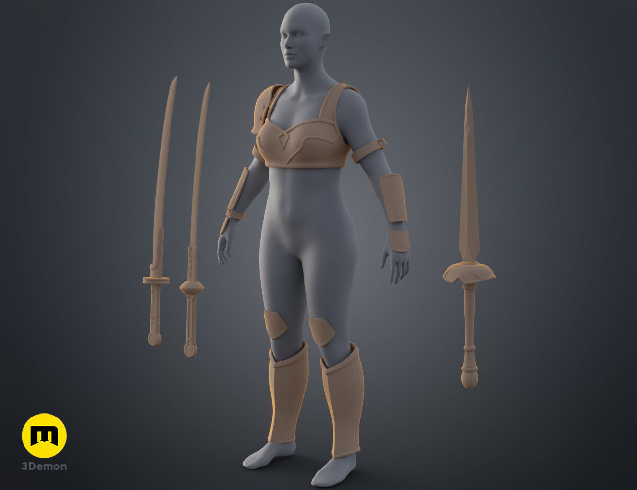 Raphtalia Cosplay Bundle - The Rising of the Shield Hero 3D print model_15