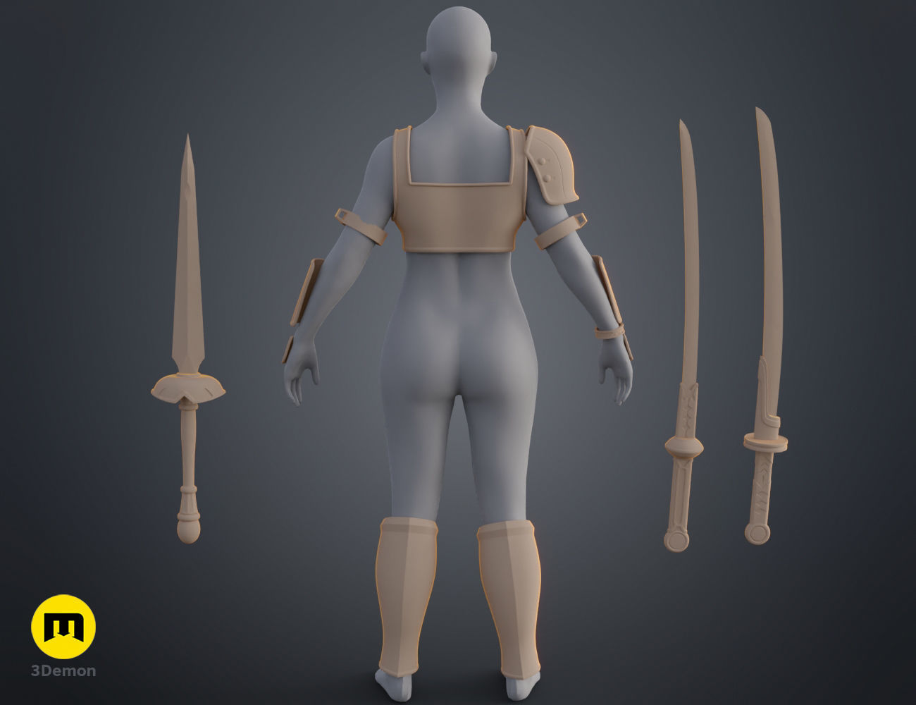 Raphtalia Cosplay Bundle - The Rising of the Shield Hero 3D print model_12