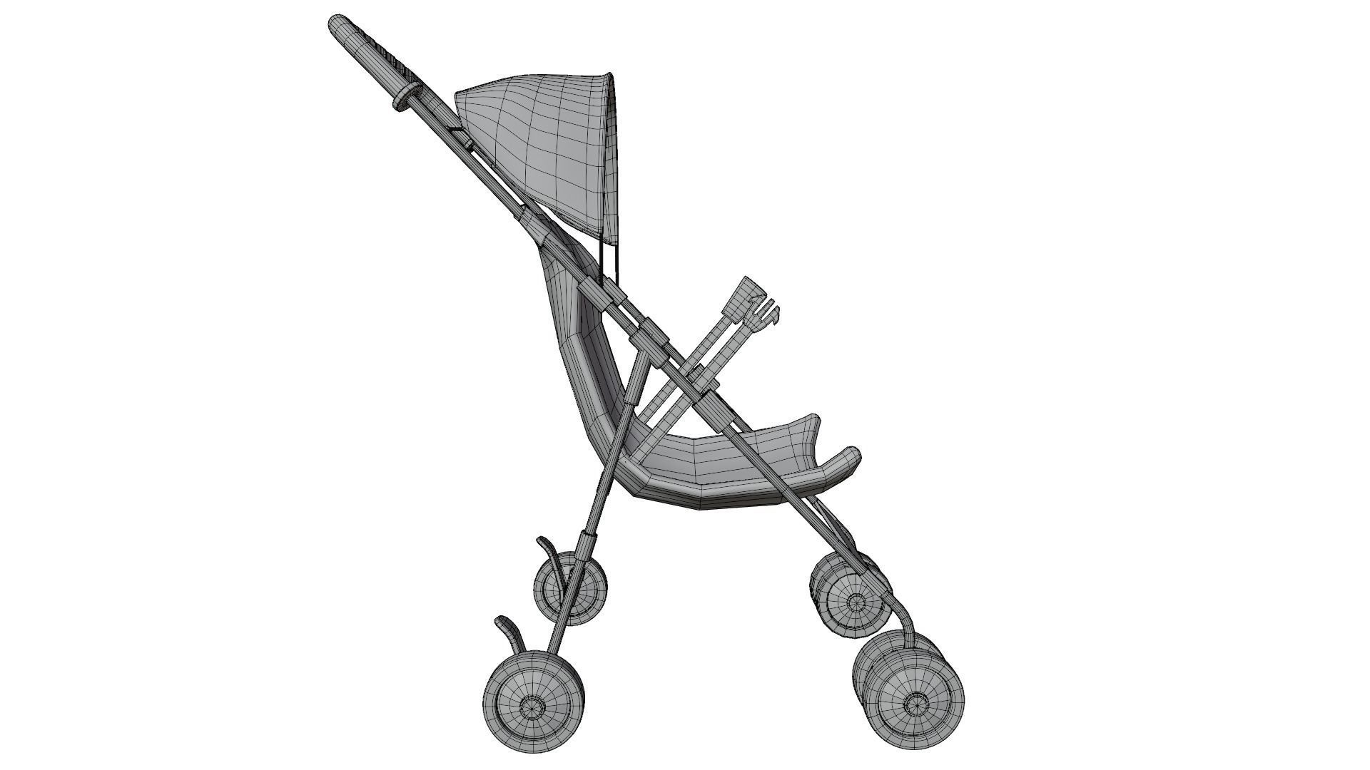 Stroller 3D model_16