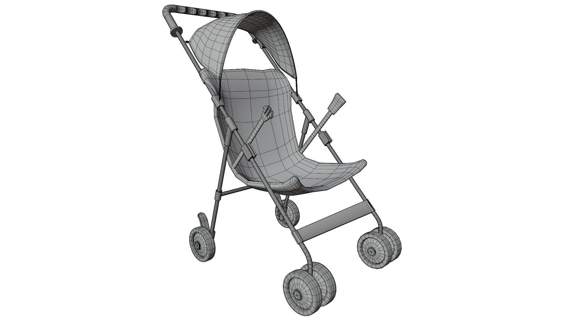 Stroller 3D model_9