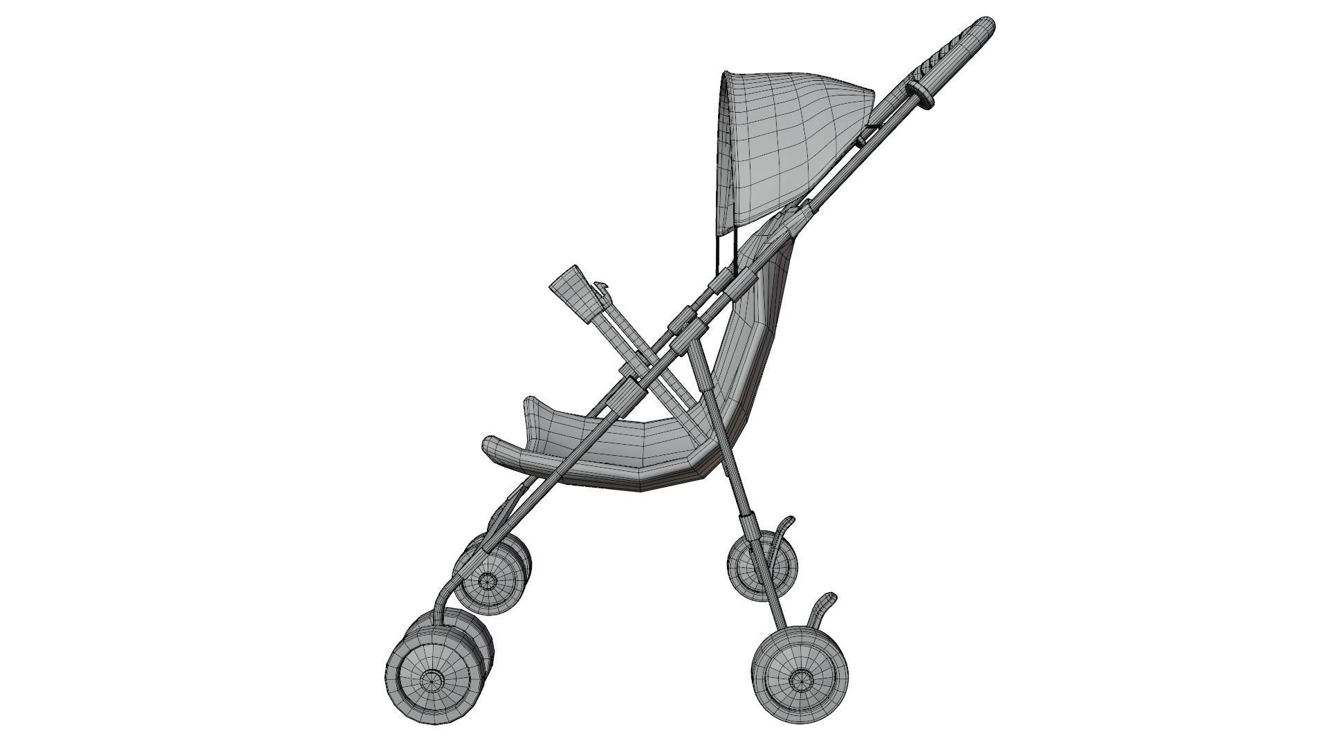 Stroller 3D model_12