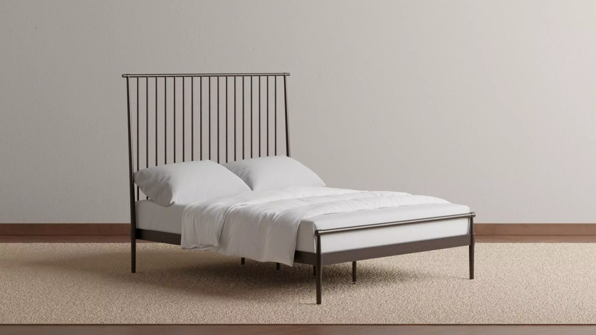 Emil Metal Bed 3D model