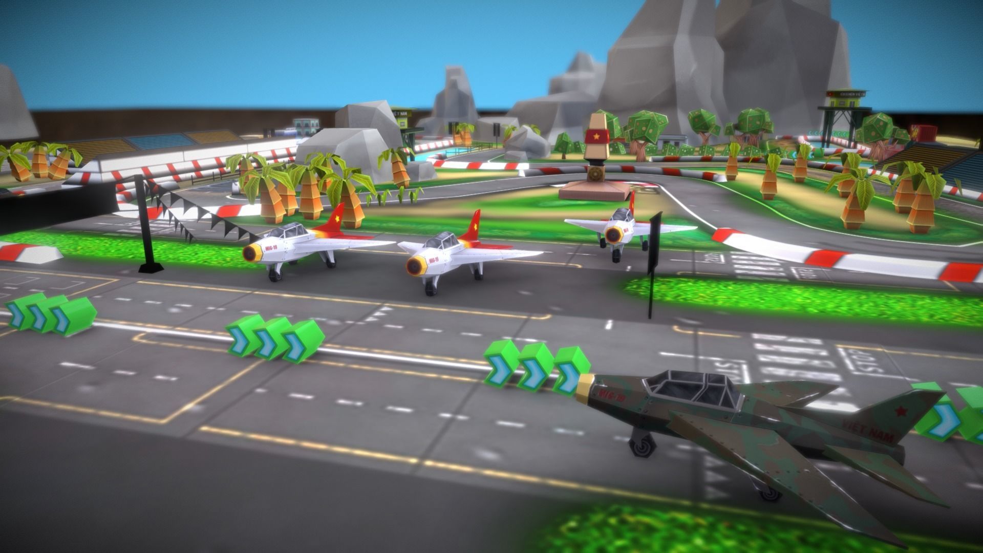 V5- Island HS Low-poly 3D model_1