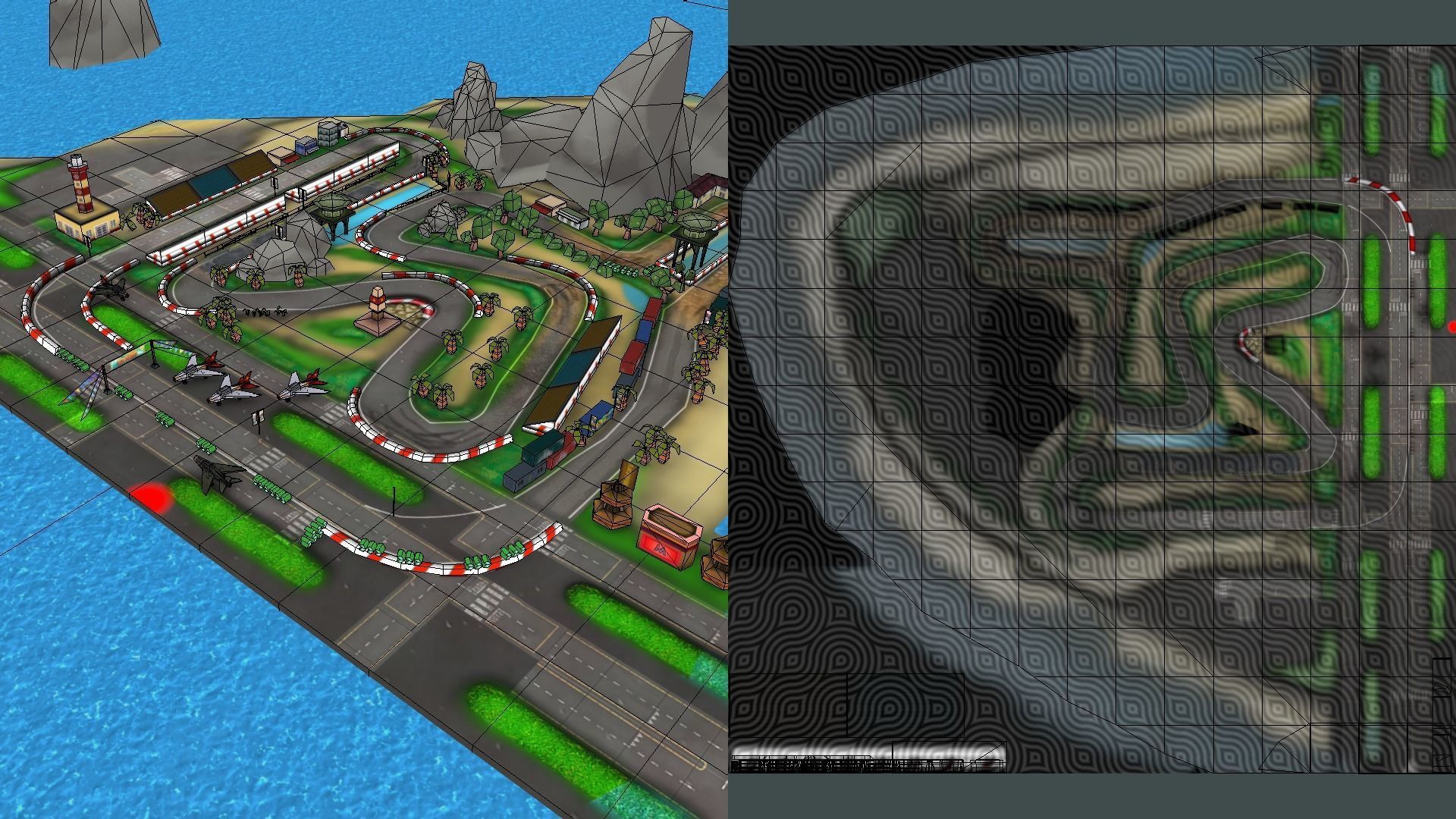 V5- Island HS Low-poly 3D model_16