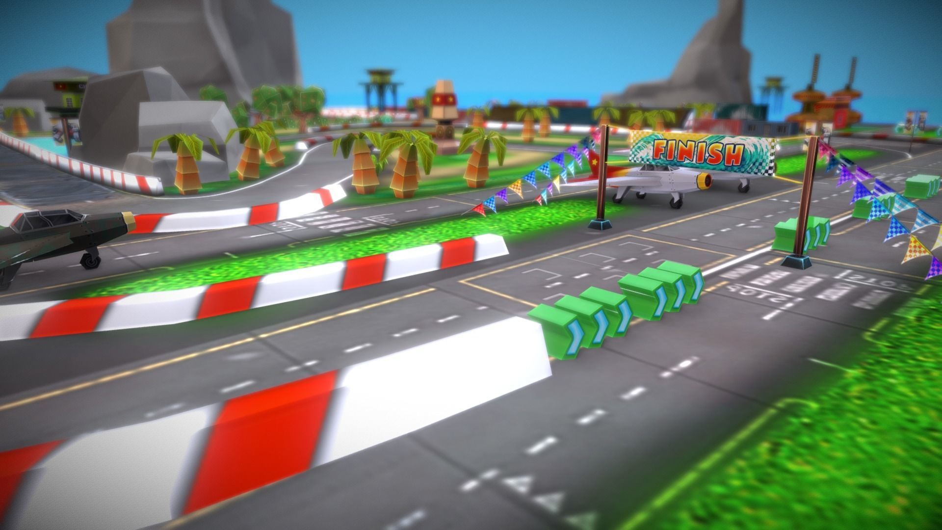 V5- Island HS Low-poly 3D model_2