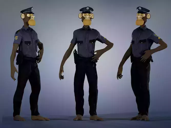 Stylized Police Ape