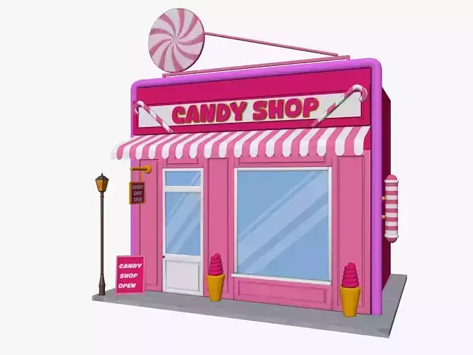 Cartoon Candy Shop