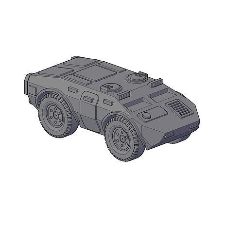 EXPLORATION VEHICLE 3D print model