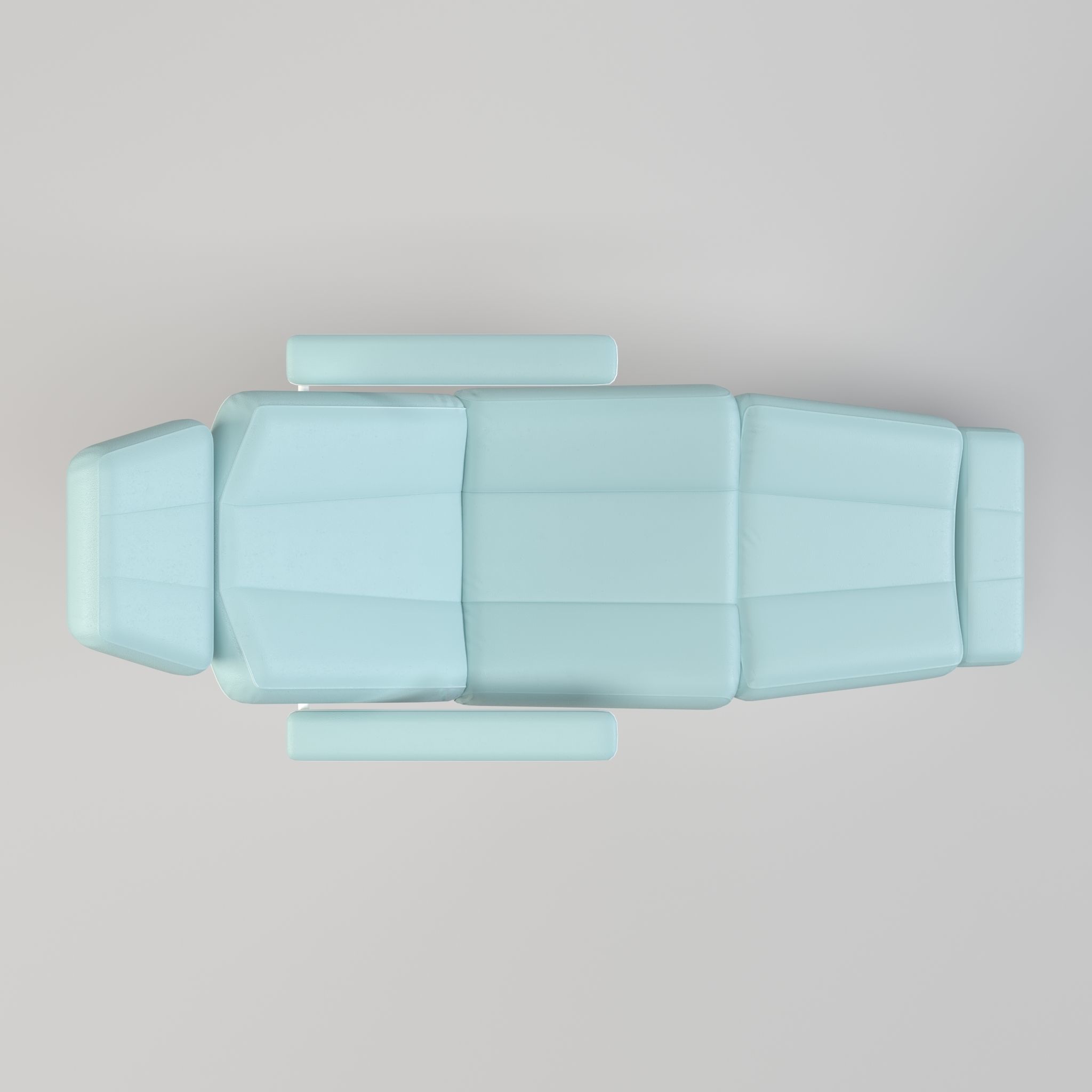 Electric Hydraulic Adjustable Chair Low-poly 3D model_3