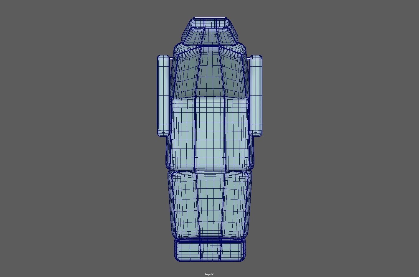 Electric Hydraulic Adjustable Chair Low-poly 3D model_11