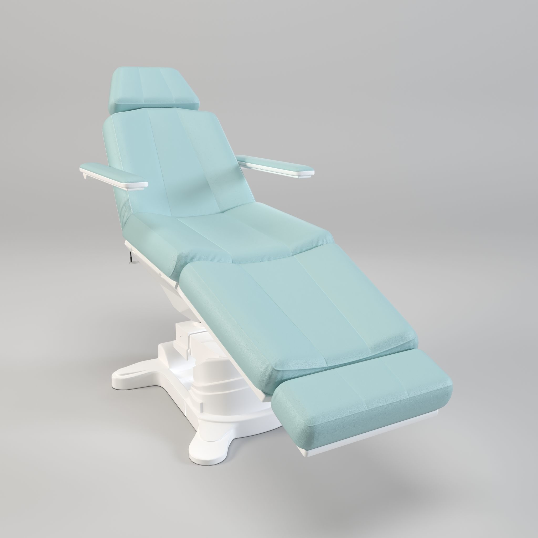 Electric Hydraulic Adjustable Chair Low-poly 3D model_6
