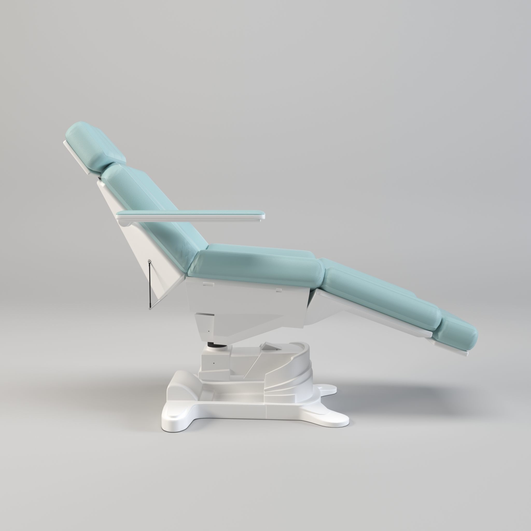Electric Hydraulic Adjustable Chair Low-poly 3D model_2