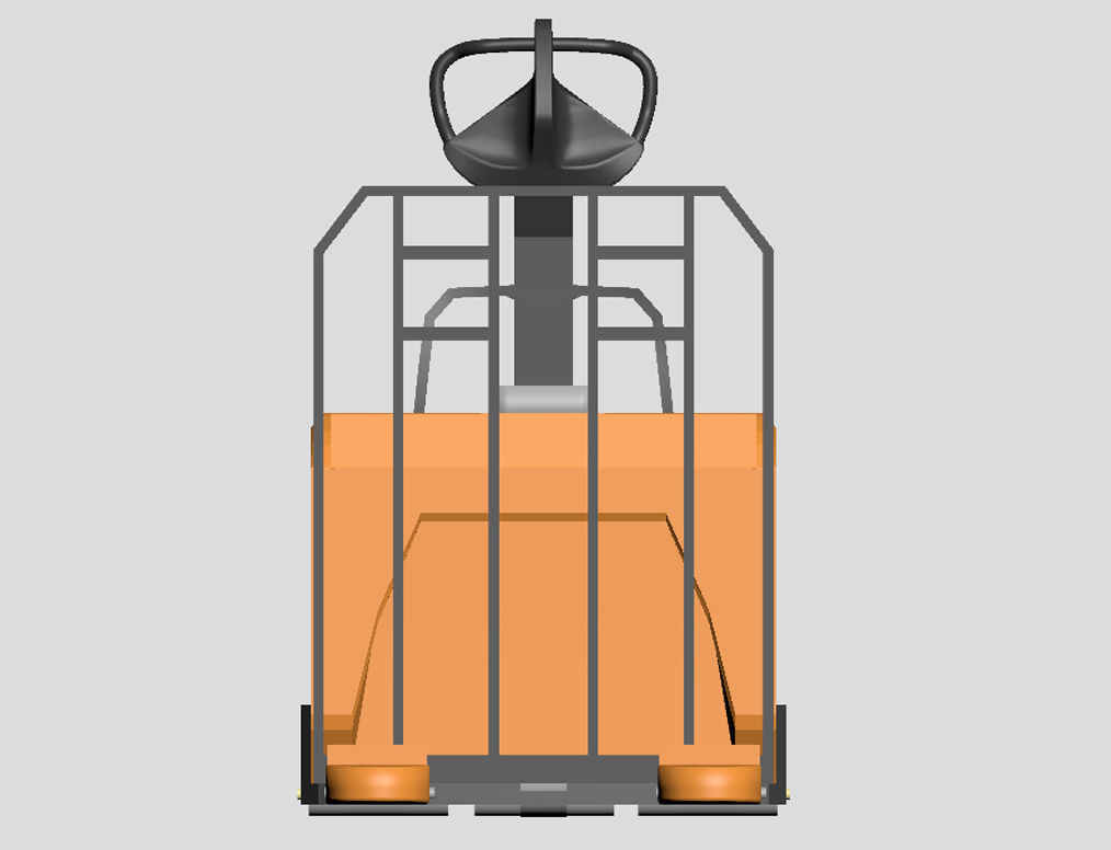 Industrial Forklift - Print-Ready with 11 Assembly Parts 3D print model_5