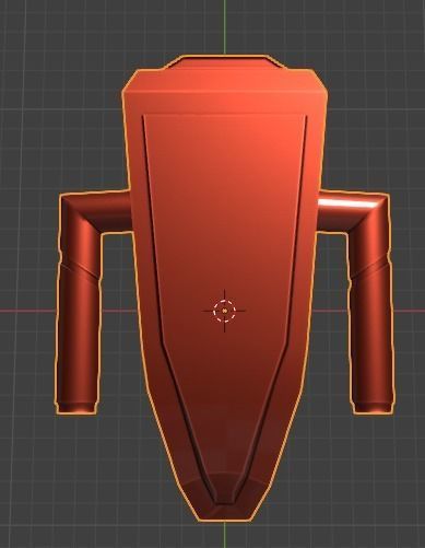 Low-poly -spaceship Free low-poly 3D model_3