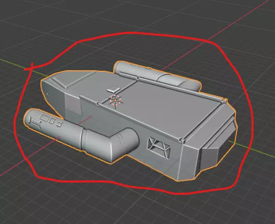 Low-poly -spaceship Free low-poly 3D model_0