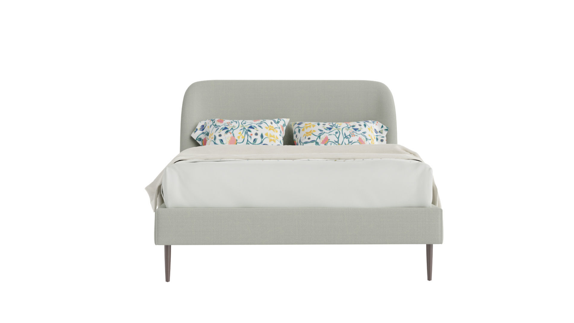 Karsyn Upholstered Bed 3D model_2