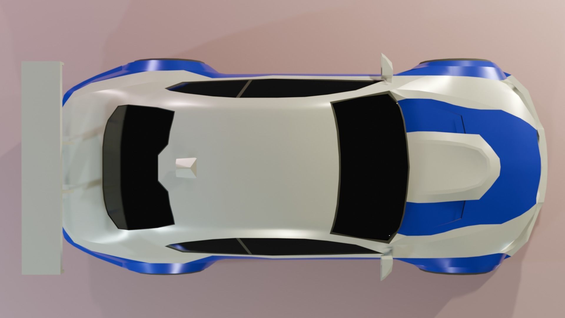 Low Poly Gameready BMW M3 E46 Low-poly 3D model_11
