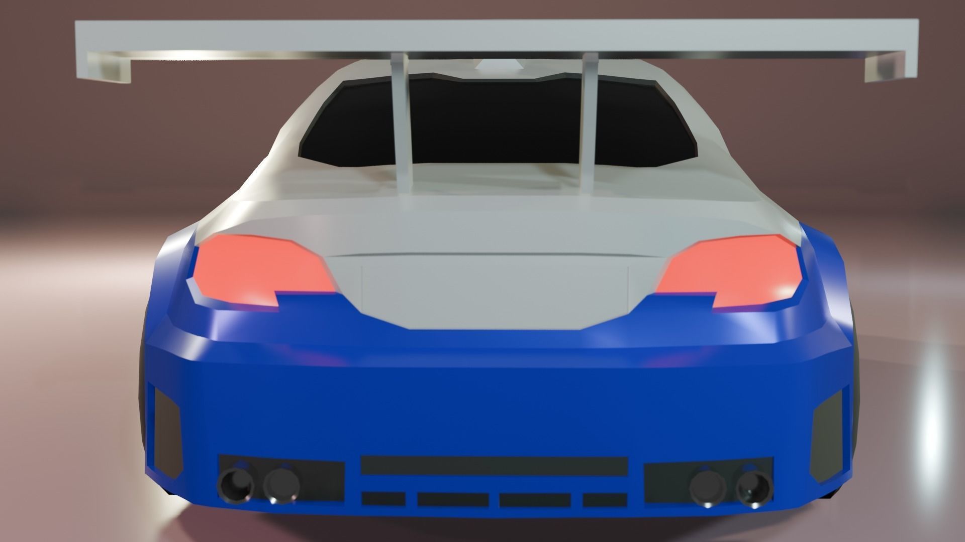 Low Poly Gameready BMW M3 E46 Low-poly 3D model_13