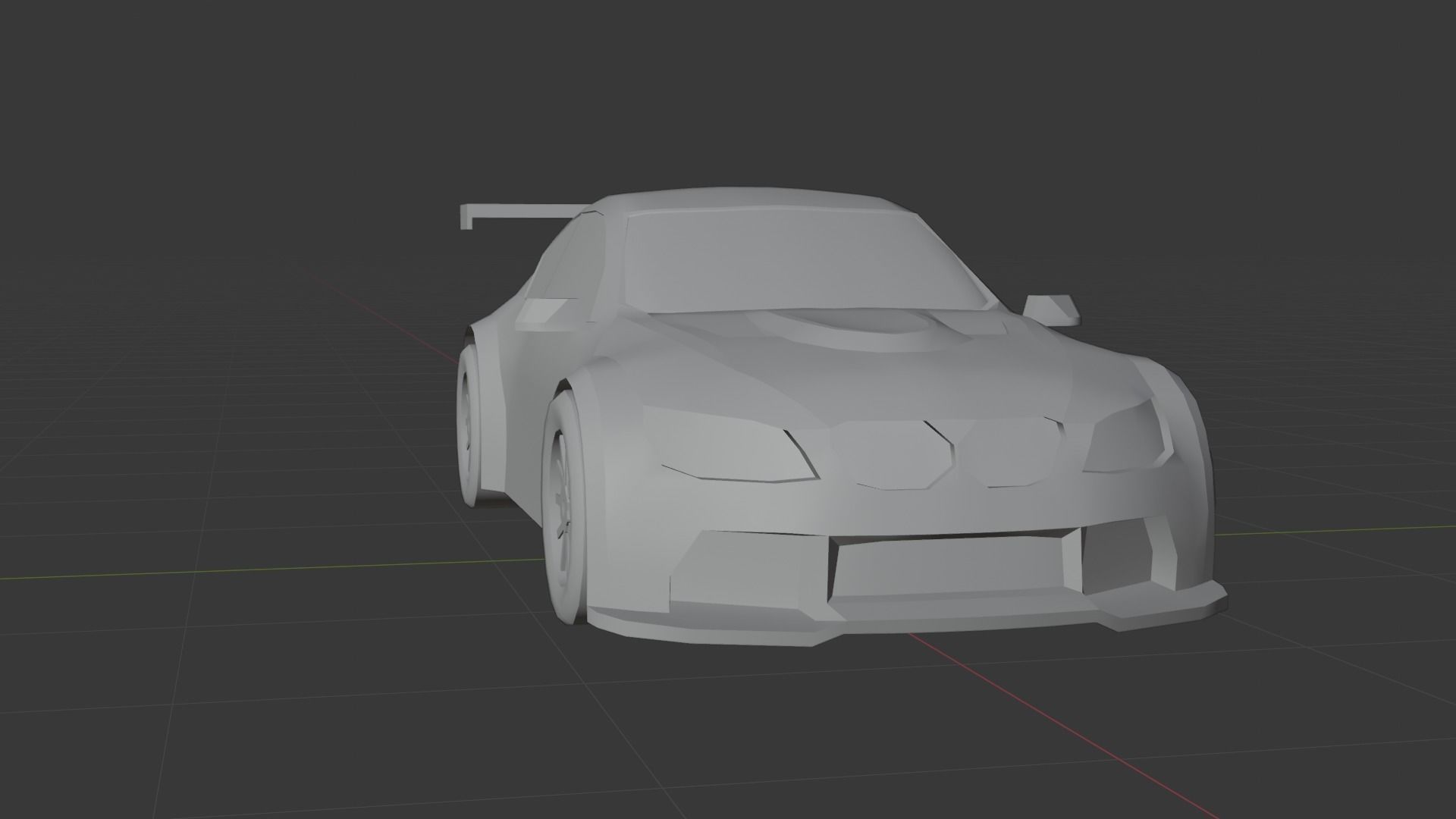 Low Poly Gameready BMW M3 E46 Low-poly 3D model_15