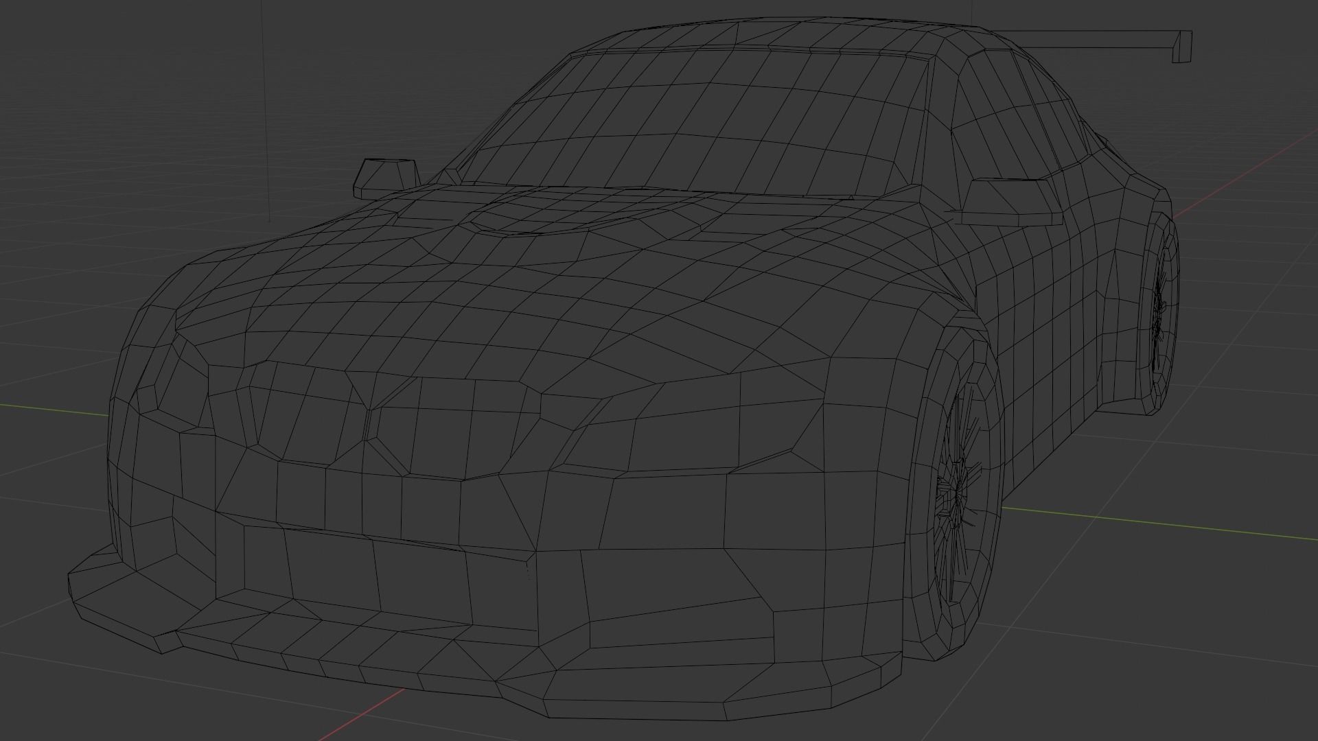 Low Poly Gameready BMW M3 E46 Low-poly 3D model_3