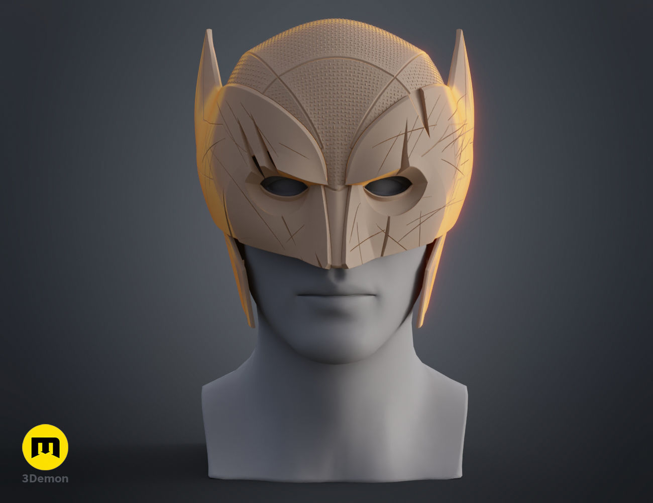 Wolverine Helmet X-men 3D print model_15