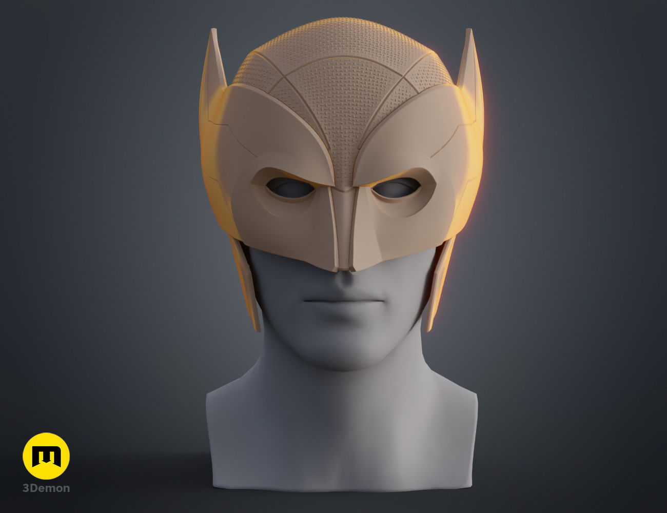 Wolverine Helmet X-men 3D print model_9
