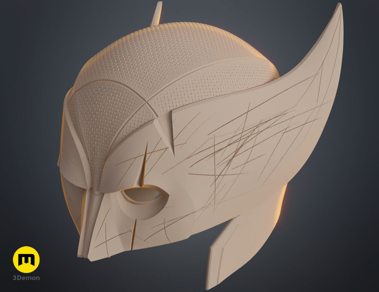 Wolverine Helmet X-men 3D print model_17