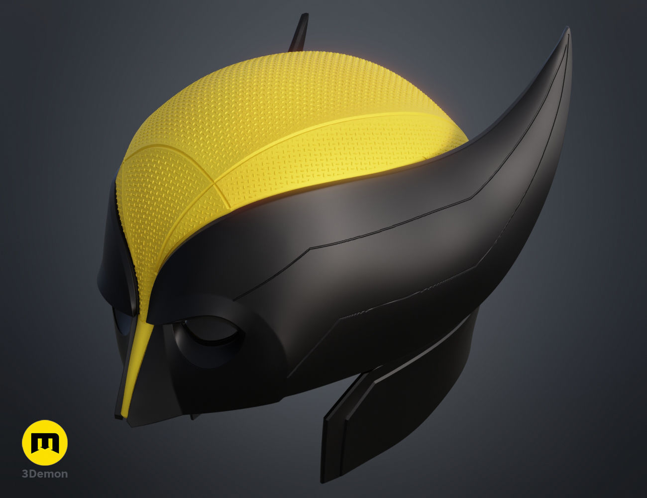 Wolverine Helmet X-men 3D print model_18