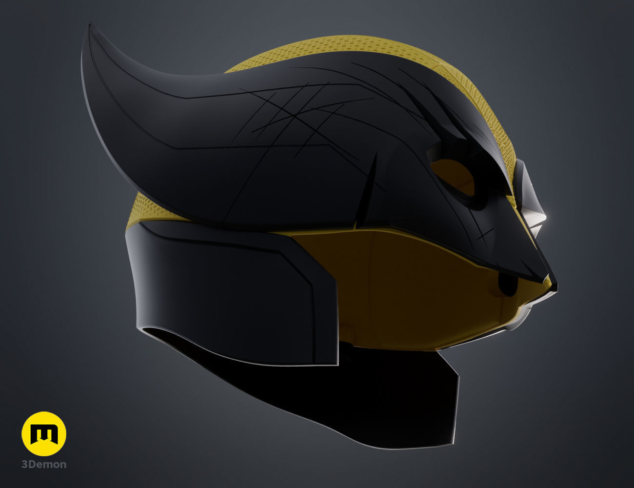 Wolverine Helmet X-men 3D print model_21